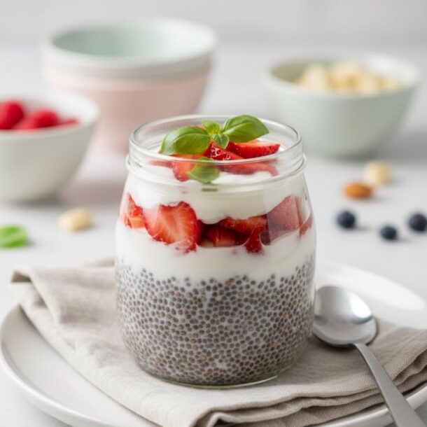 Colazione o merenda fresca e nutriente