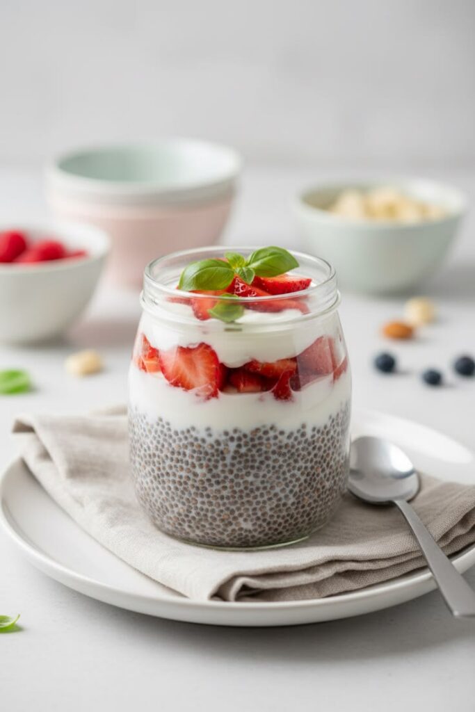 Colazione o merenda fresca e nutriente